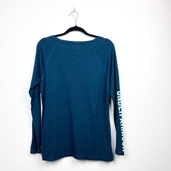 Under Armour Long Sleeve Blue Athletic Top - Picture 9 of 10